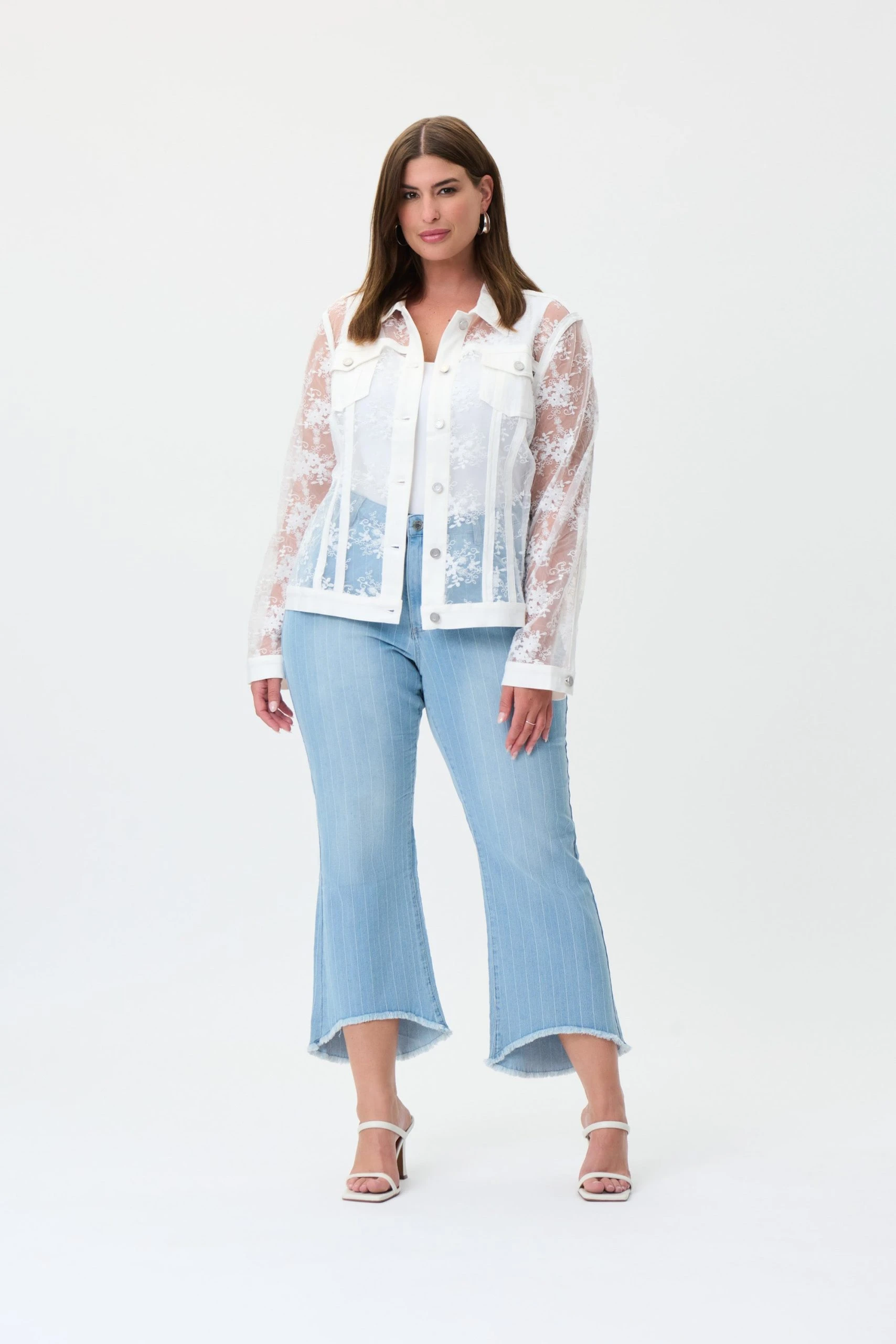 Joseph Ribkoff LACE JEAN JACKET