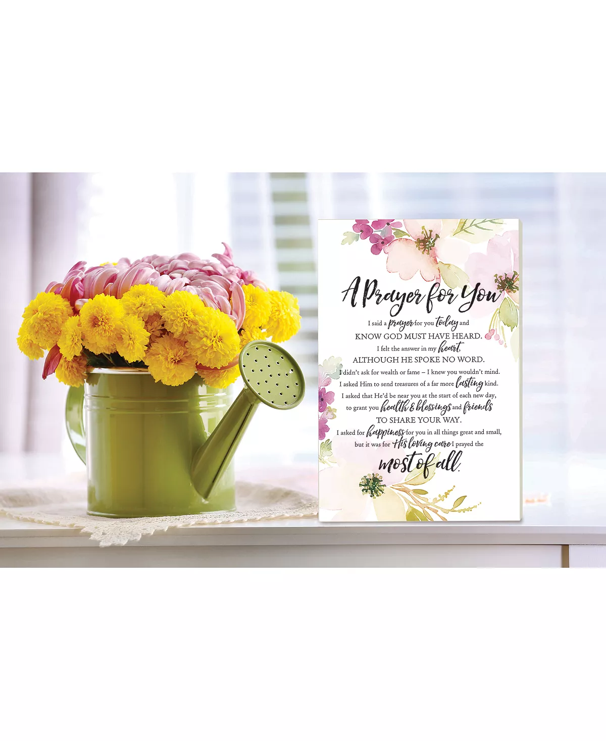 Dexsa A Prayer For You Wood Plaque With Easel, 6 X 9 - Image 3