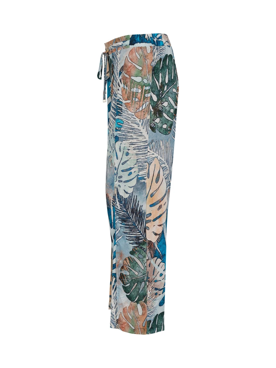 Dolcezza TROPICAL BLUE WIDE LEG PANT - Image 2