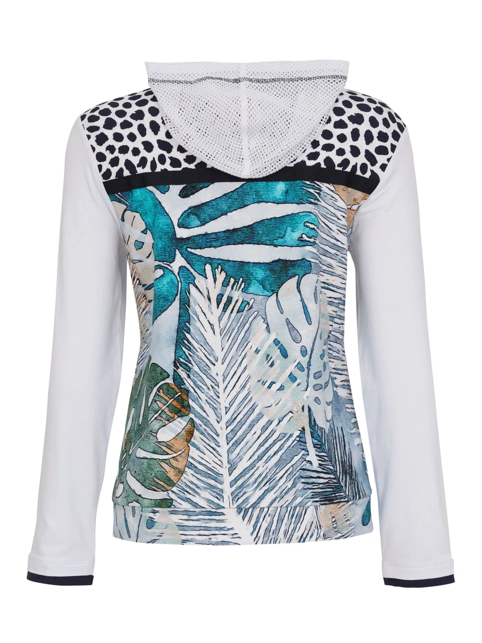 Dolcezza TROPICAL BLUE HOODIE JACKET - Image 2