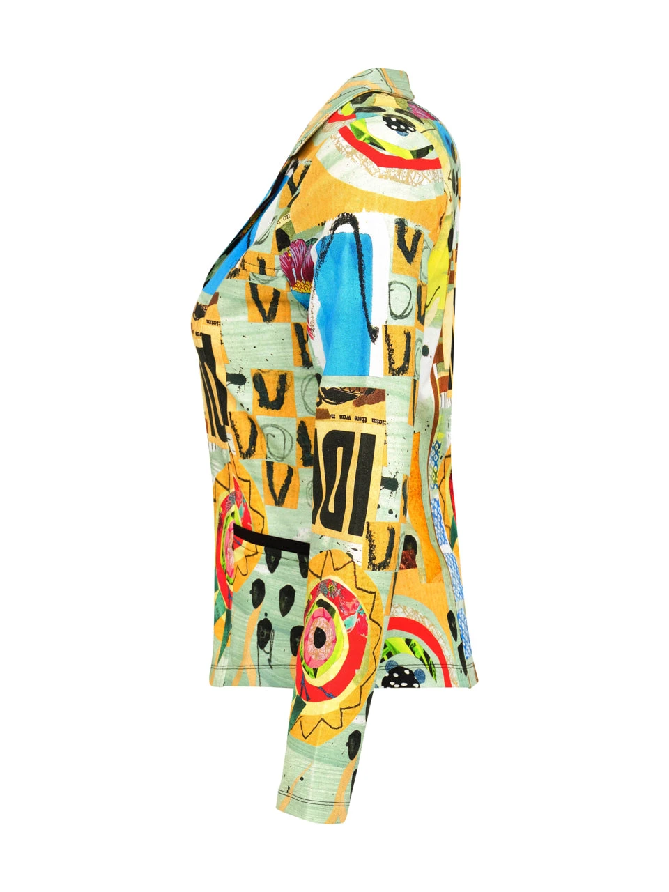 Dolcezza FUNNY BIRD NO 286 ZIP FRONT BLAZER - Image 3