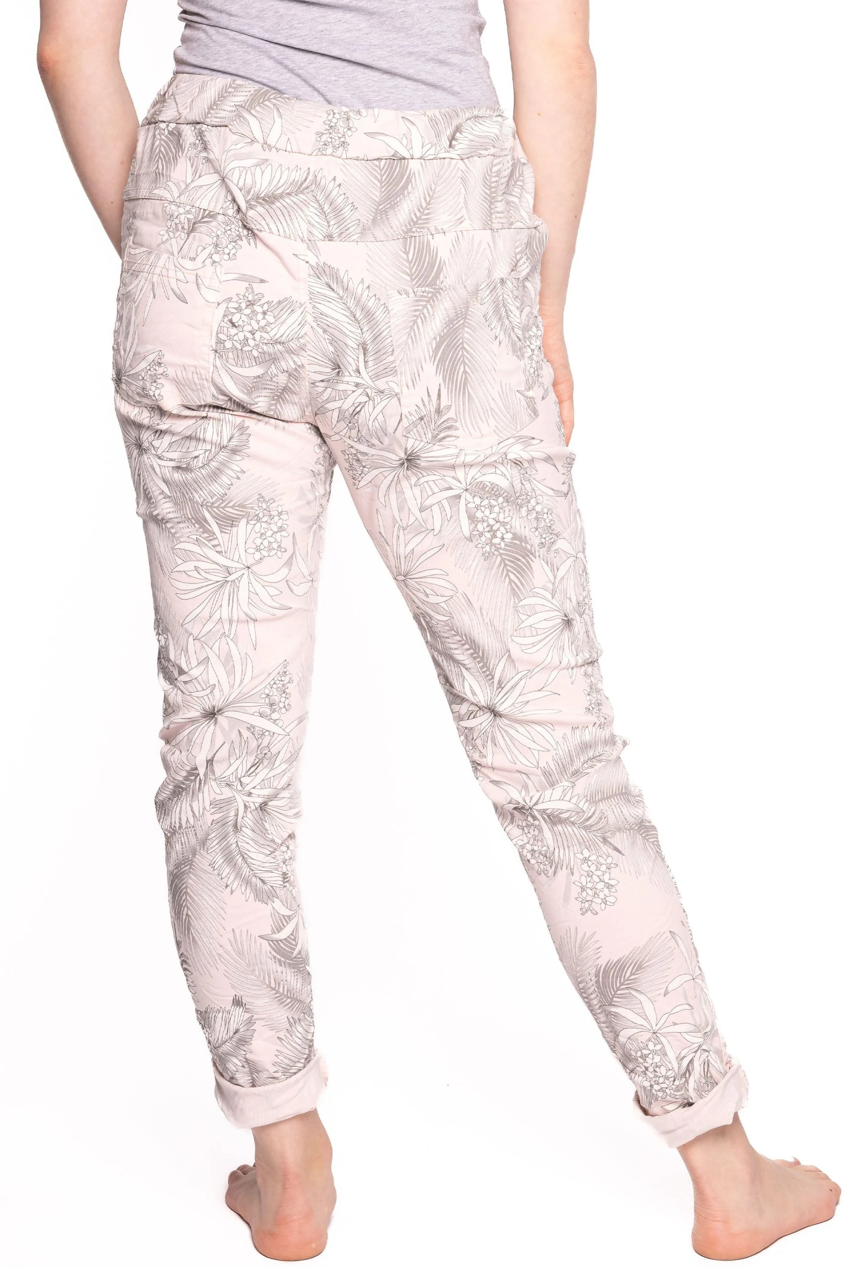 ETERN TROPICAL FLORAL CRINKLE JOGGER - Image 2