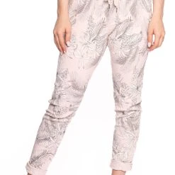 ETERN TROPICAL FLORAL CRINKLE JOGGER
