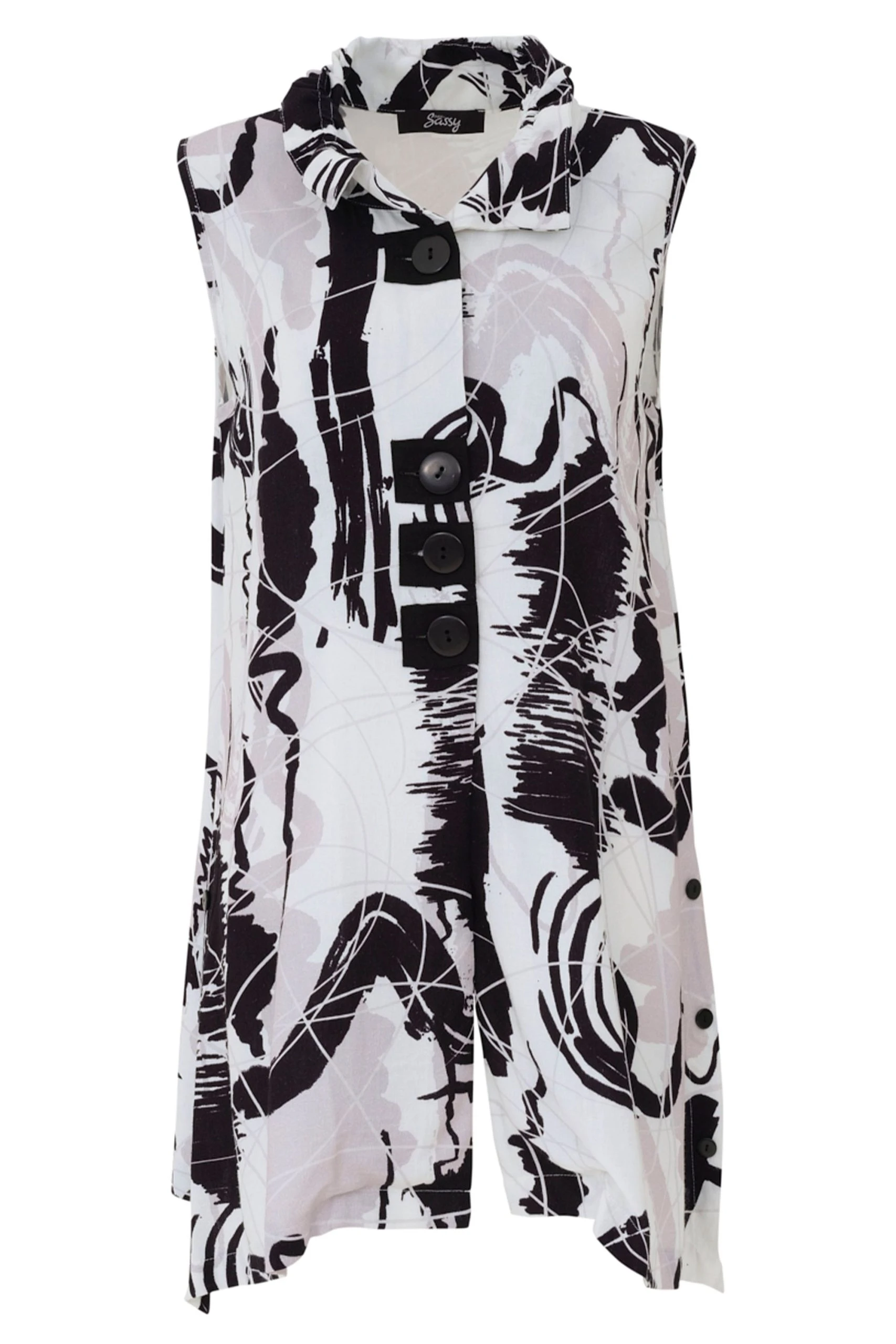 EVER SASSY TWIST & TURN VEST TOP - Image 2