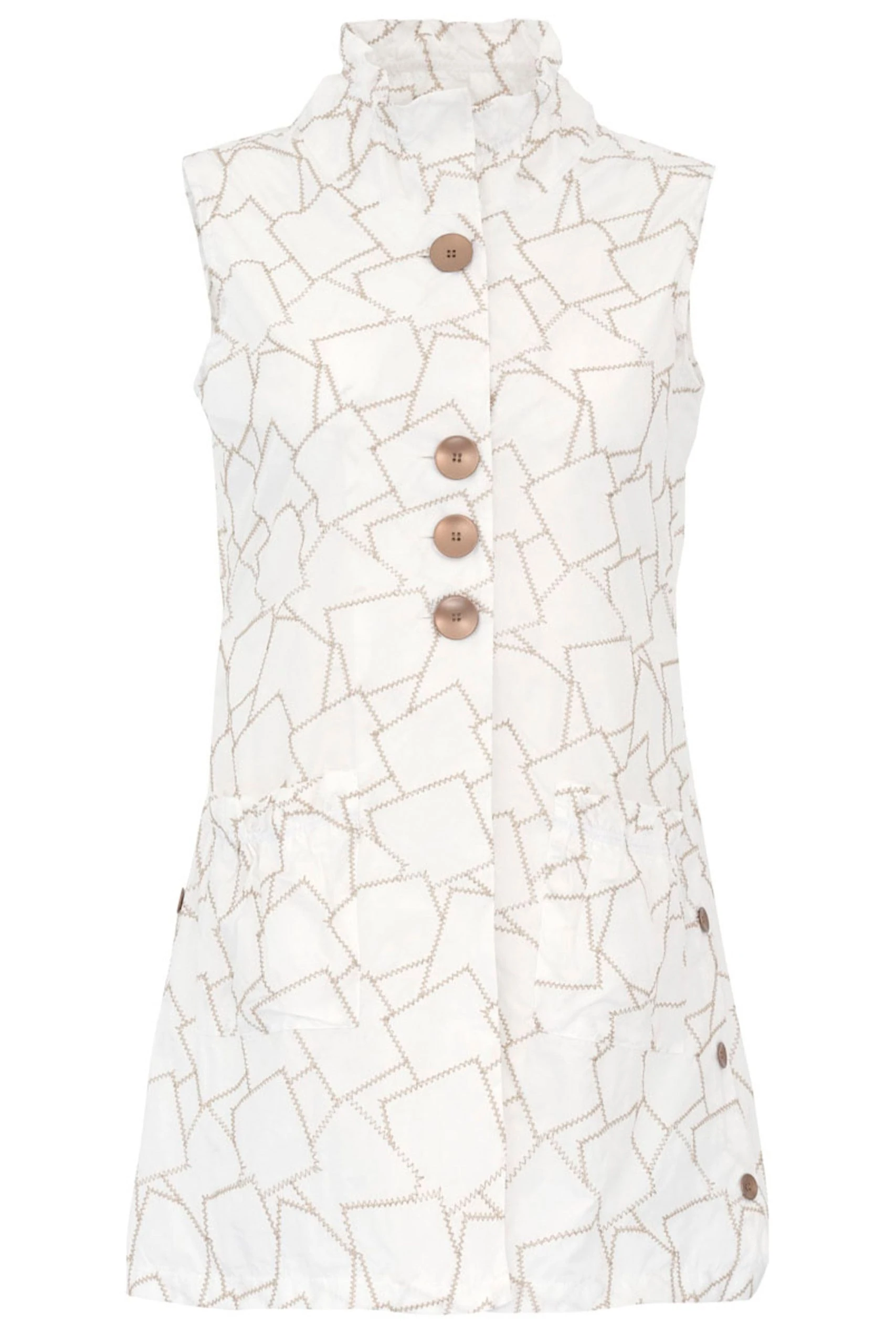 EVER SASSY STITCH UP VEST TOP - Image 2