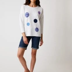 COTTON COUNTRY DOT DOT DOT PULLOVER