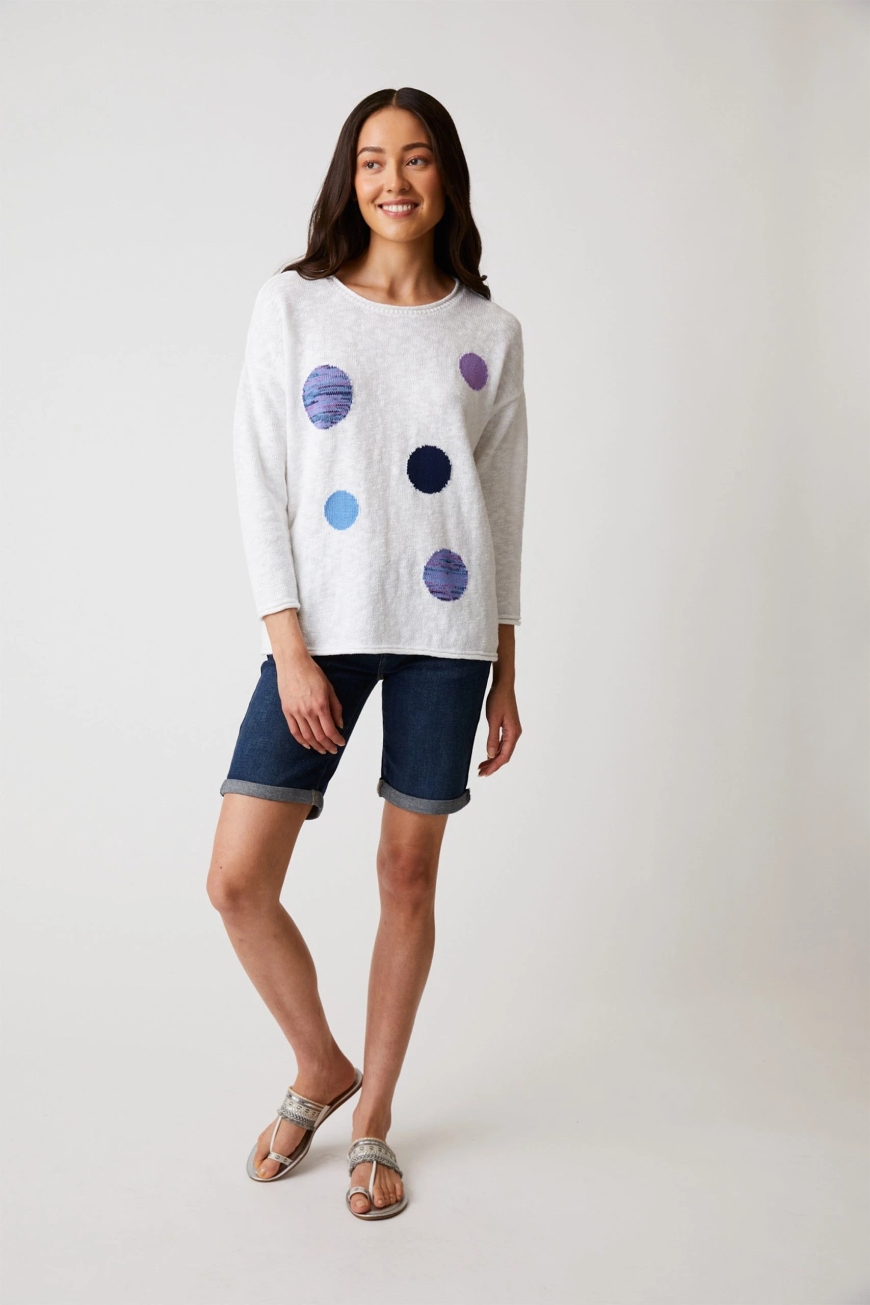 COTTON COUNTRY DOT DOT DOT PULLOVER