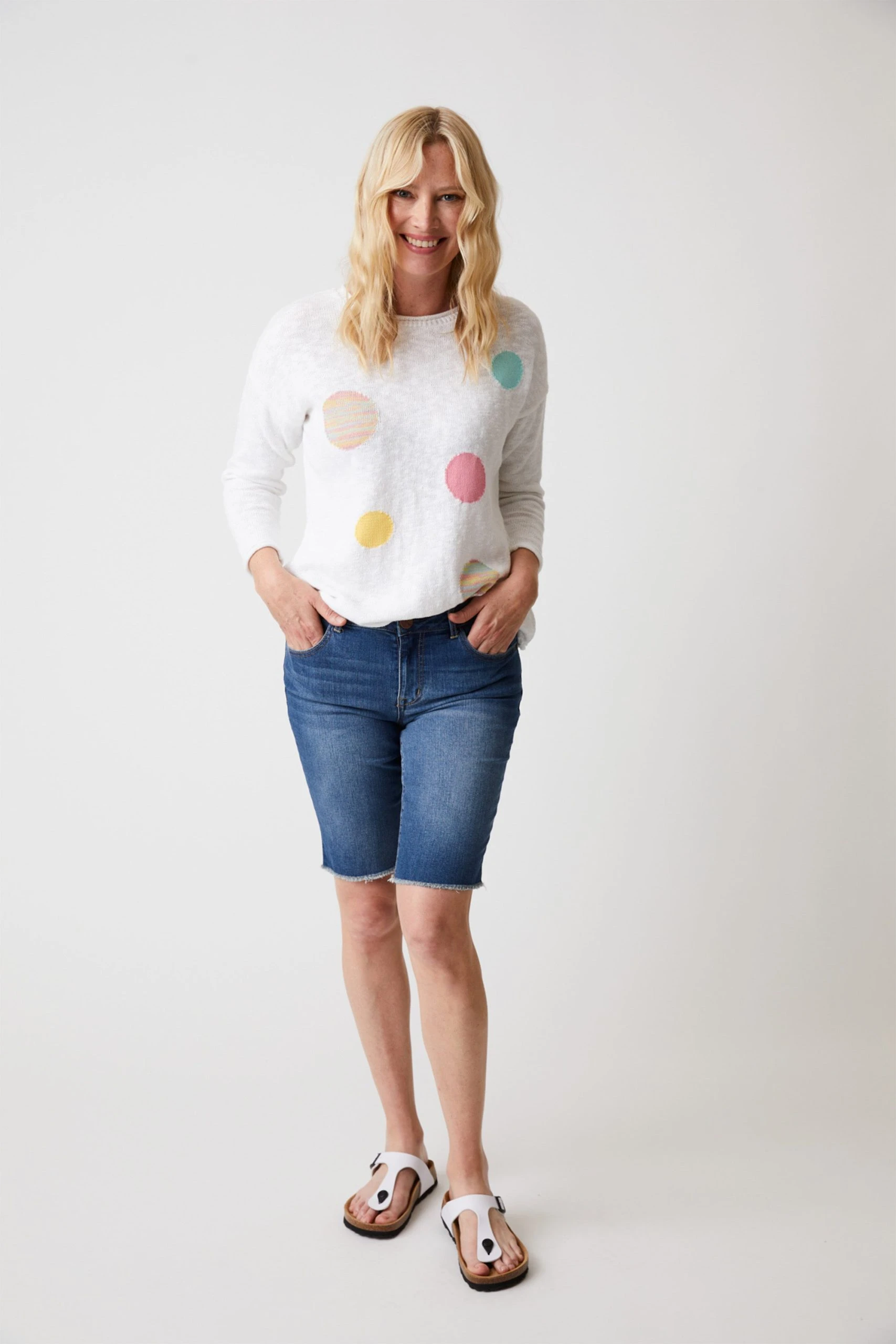 COTTON COUNTRY DOT DOT DOT PULLOVER - Image 2