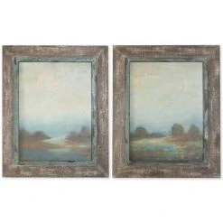 Uttermost Morning Vistas Wall Art, Set Of 2