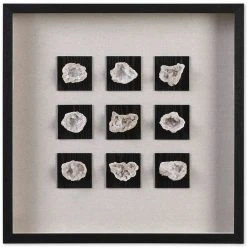 Uttermost Geode Linen-Accented Shadow Box Wall Art
