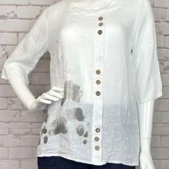 CHERISHH FOIL PRINT TOP