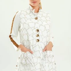 EVER SASSY STITCH UP VEST TOP