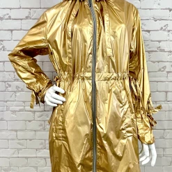 Etage GOLD METALLIC RAINCOAT