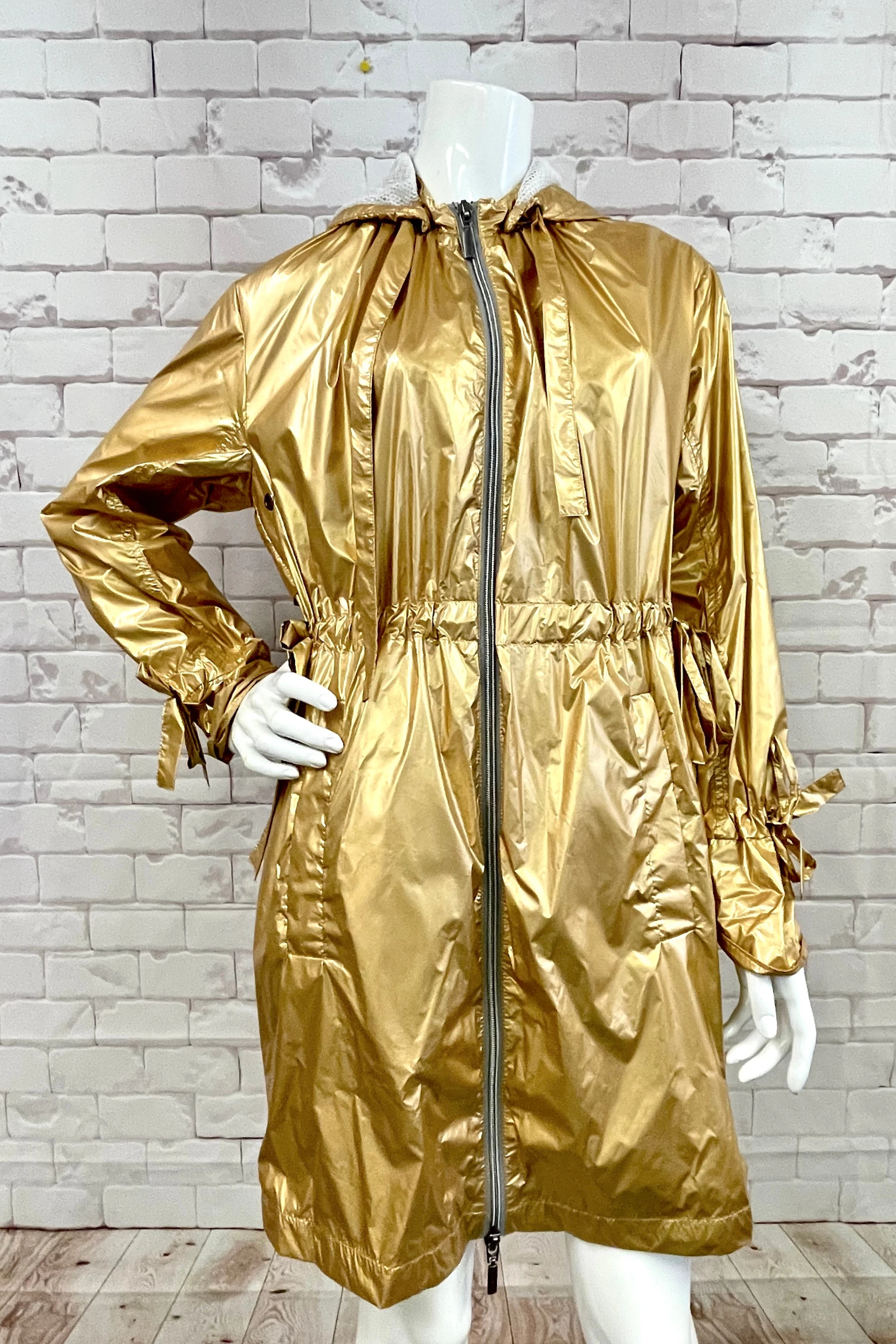 Etage GOLD METALLIC RAINCOAT
