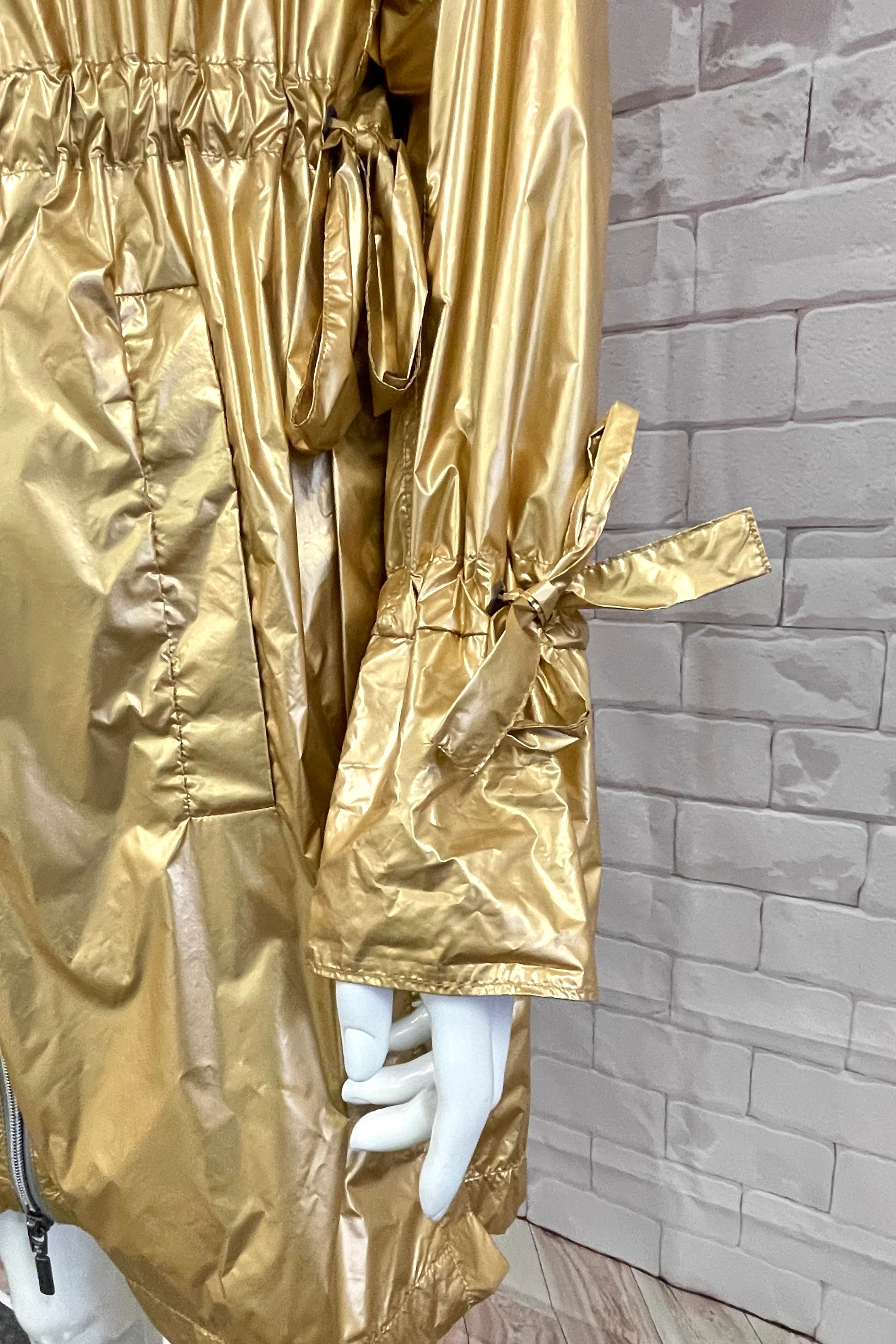 Etage GOLD METALLIC RAINCOAT - Image 3