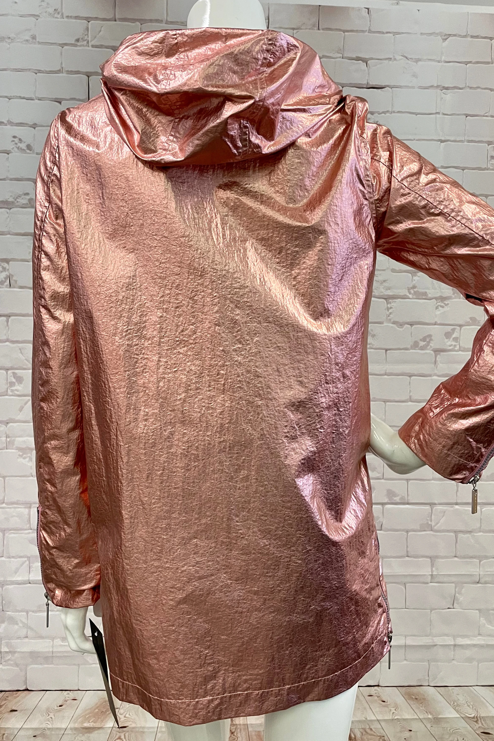 NIKKI JONES ROSE GOLD METALLIC JACKET - Image 4
