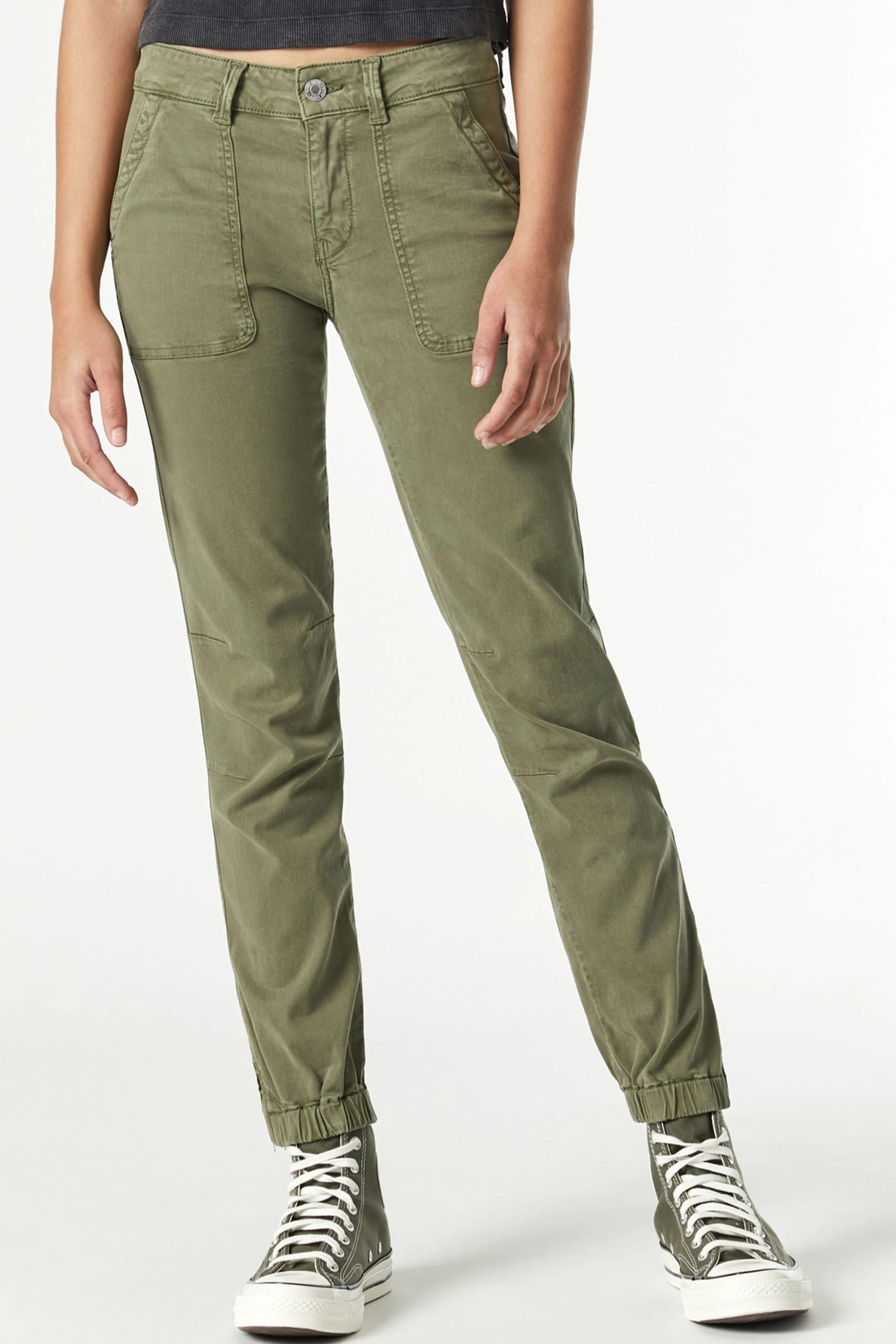 Mavi IVY SLIM CARGO - LODEN GREEN