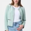 Joseph Ribkoff MINT STUDDED JACKET